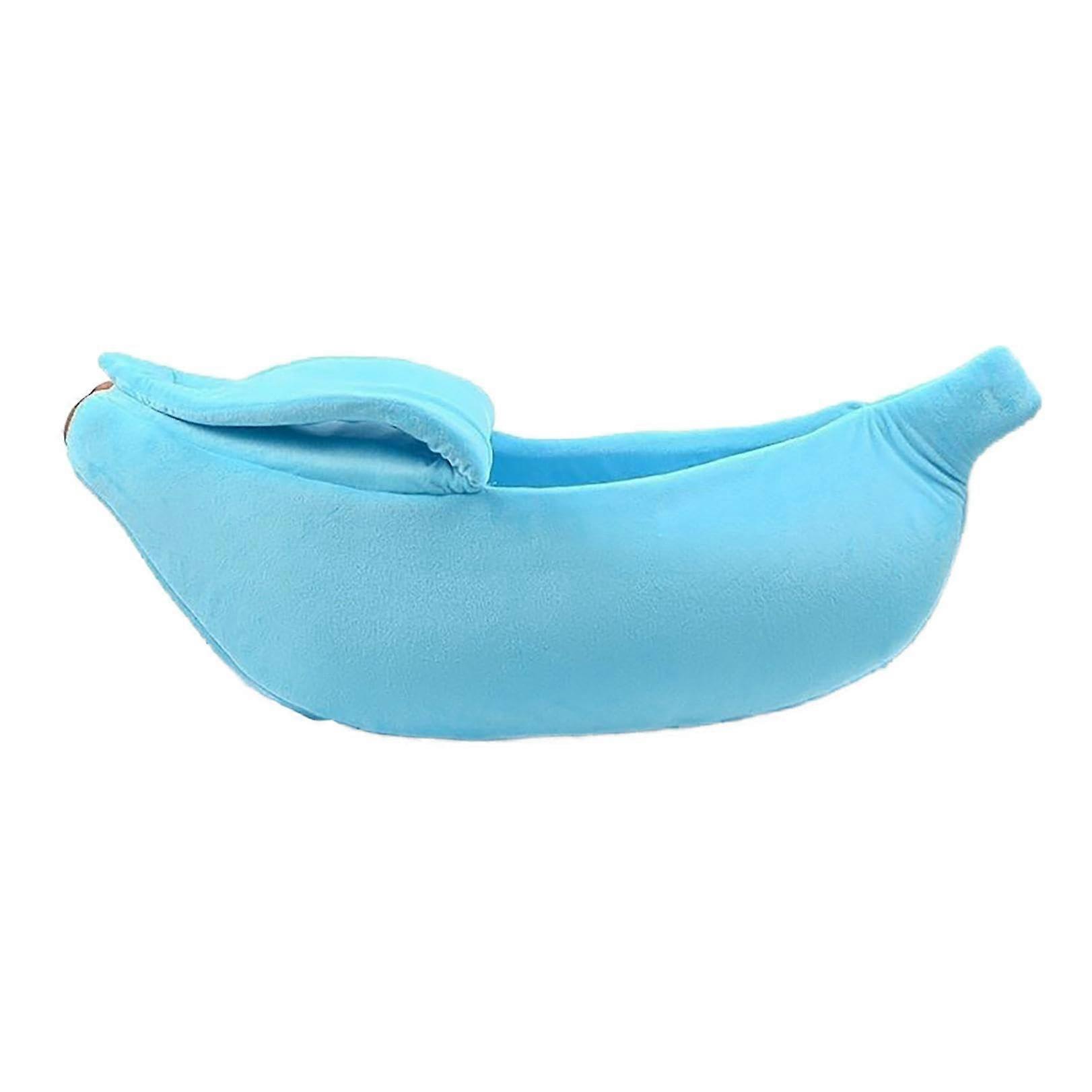 Banana Cat Bed, Cat Basket for Sleeping, Ultra Soft Compact Cat Bed, Banana Dog Bed, Pet Bed for Kittens, Puppies, Rabbits (E, XL) E XL