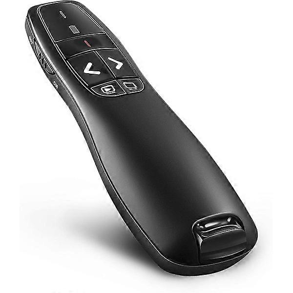 Wireless Presenter, Presenter Pointer, Hyperlink, Volume Control, USB Presentation for Powerpoint Demonstration