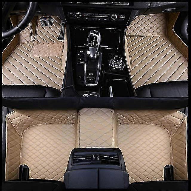 Til Mitsubishi Outlander I/II/III Custom fit bilgulvmåtter Heavy Duty All-Weather Beskyttelse Skridsikkert interiørtilbehør