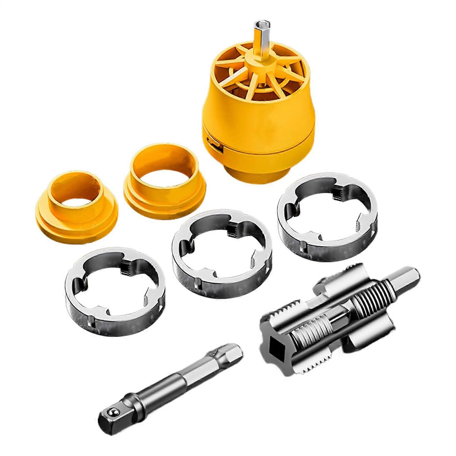 Pipe Threader Kit, Pipe Threading Tool, Plumber Maintenance Set, Multifunctional Precision Industrial Plumbing Pipe Threading Kit