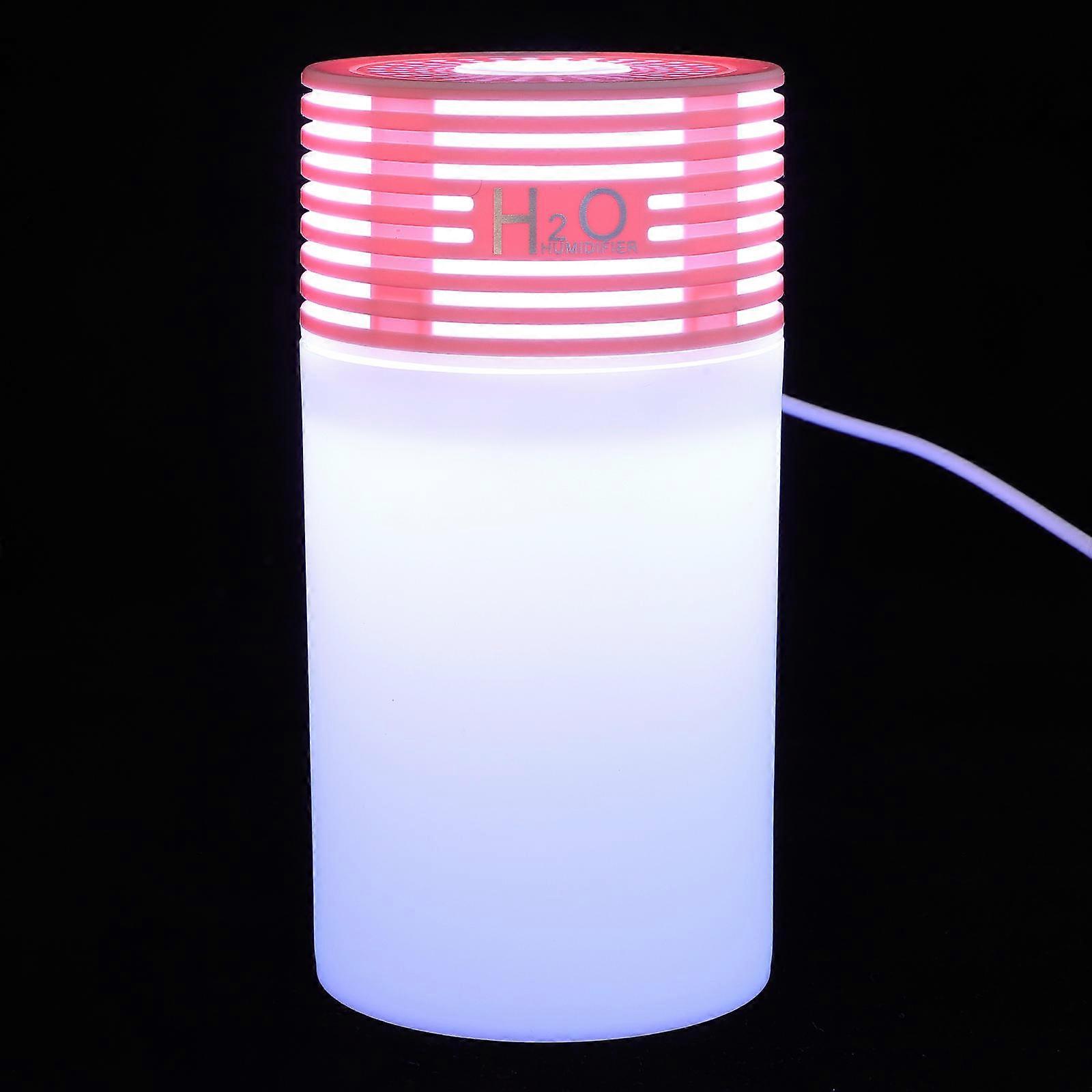 Mini USB Car Humidifier Pink ABS PET Material Creative Design Practical Mist Maker 1Set