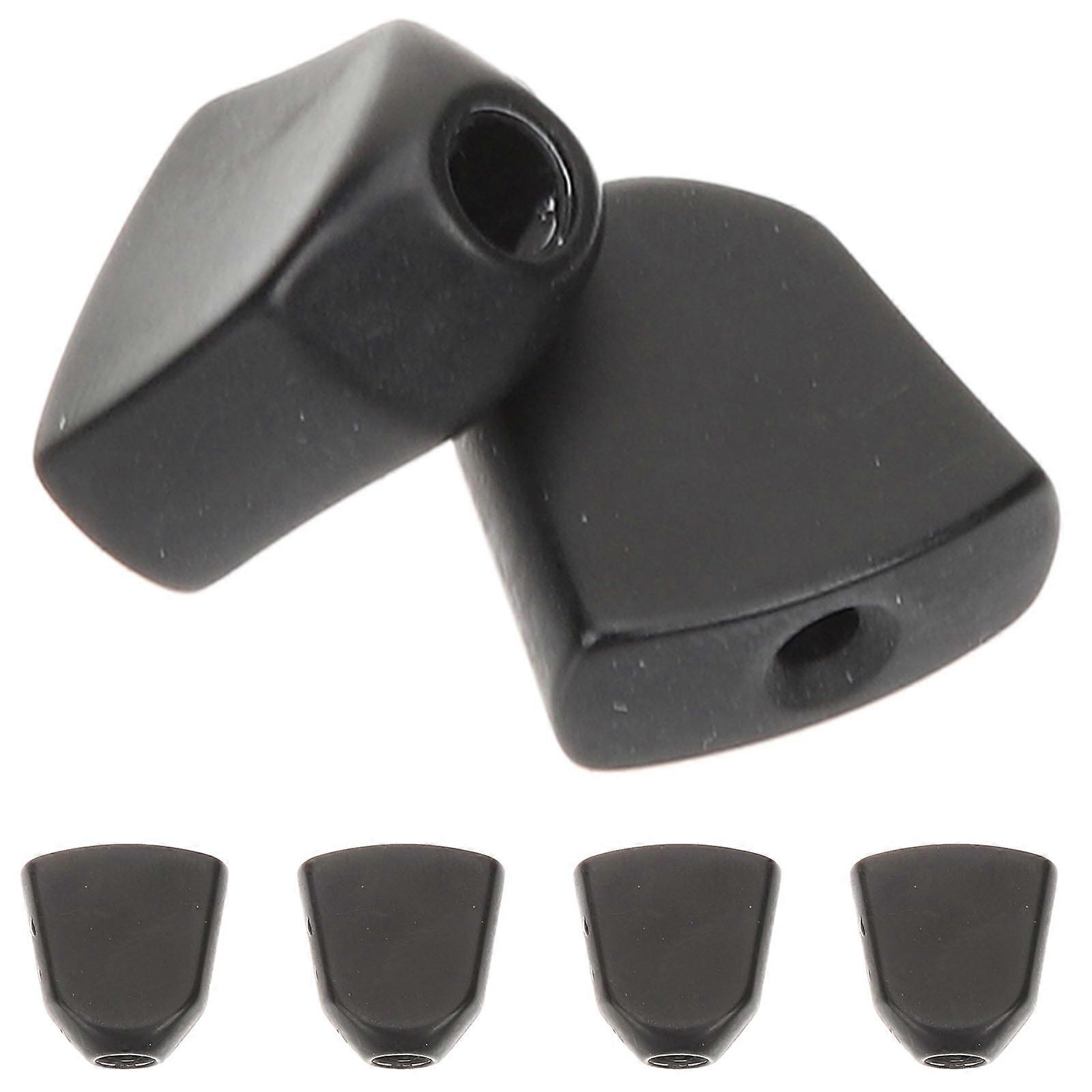 Black Acrylic Guitar String Tuning Pegs for Professional Use 1 Set