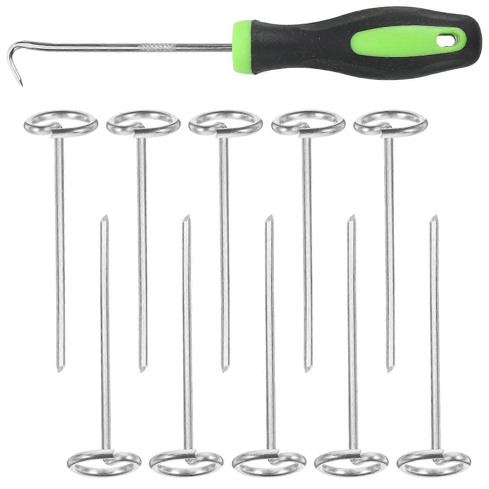 Sturdy Stainless Steel Ground Pegs for Tent Use Assorted of 1 Heavy Duty Outdoor Pins