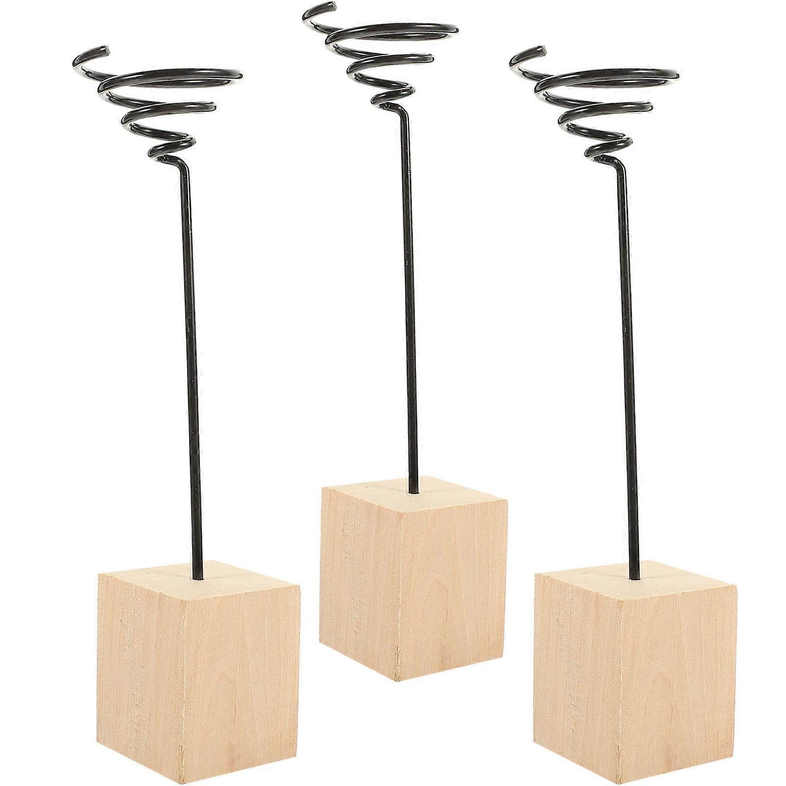 3pcs Air Plant Display Stand with Base – Modern Tabletop Planter for Indoor Decor, Ideal for Home, Office, Balcony & Wedding Decoration