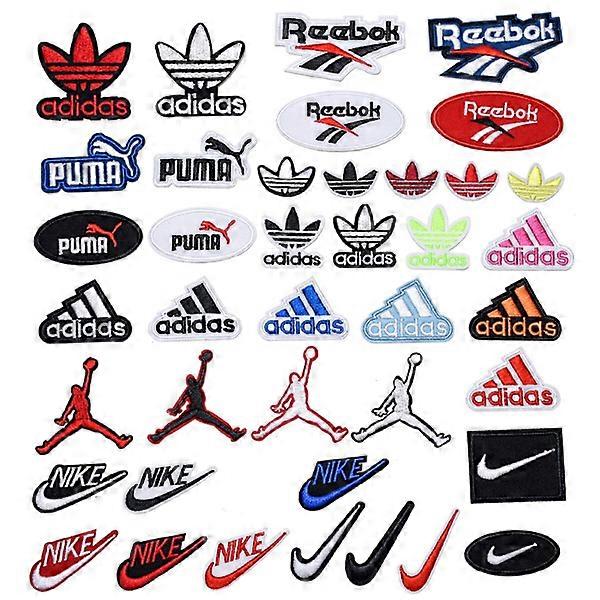40pcs computer embroidered fabric patches