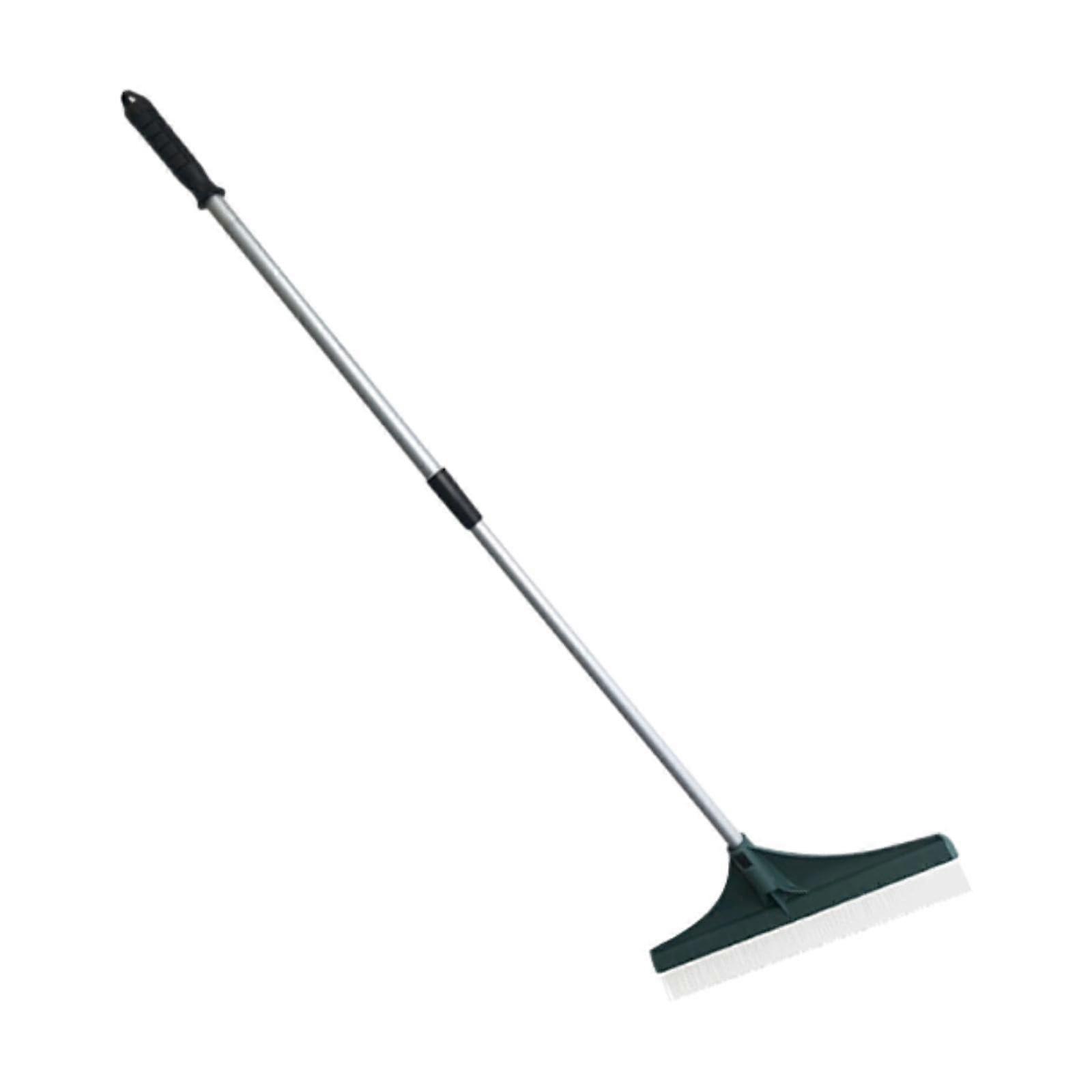 Telescopic grooming tool for artificial turf, 80 cm to 131 cm, for refreshing pile carpets, sturdy and versatile aluminum pole.