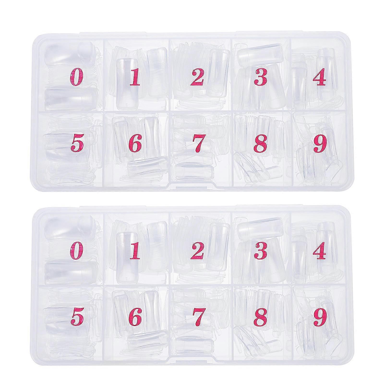 DIY Nail Design 1000Pcs Half-tip Fake Nails Perfect For Beginners And Professionals Manicure Art Supplies Versatile Use