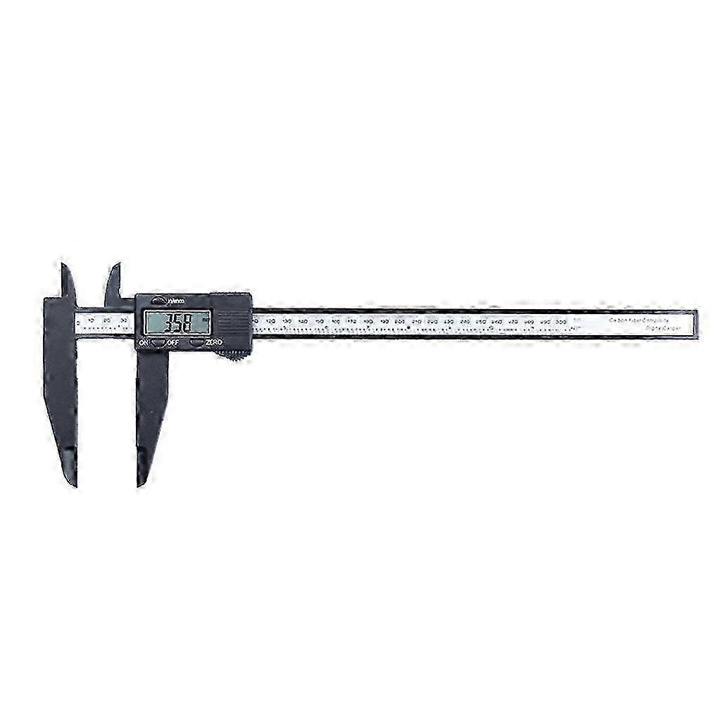 12" 300mm Digital Caliper with Large LCD Screen - Plastic Vernier Caliper Micrometer Measuring Tool