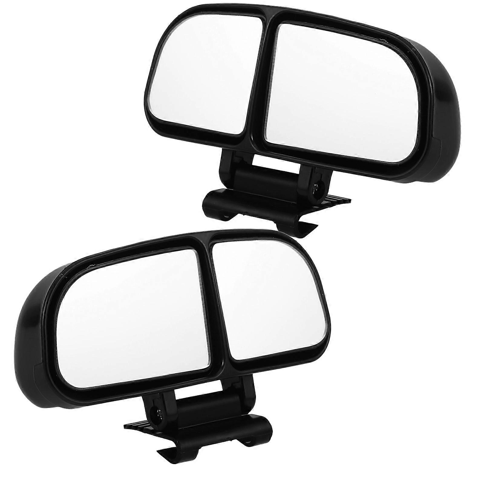 Curved Shape Side View Mirror Blindspot 2Pcs Enhancing Safety For Driving And Parking Applications With Multi Color Accents
