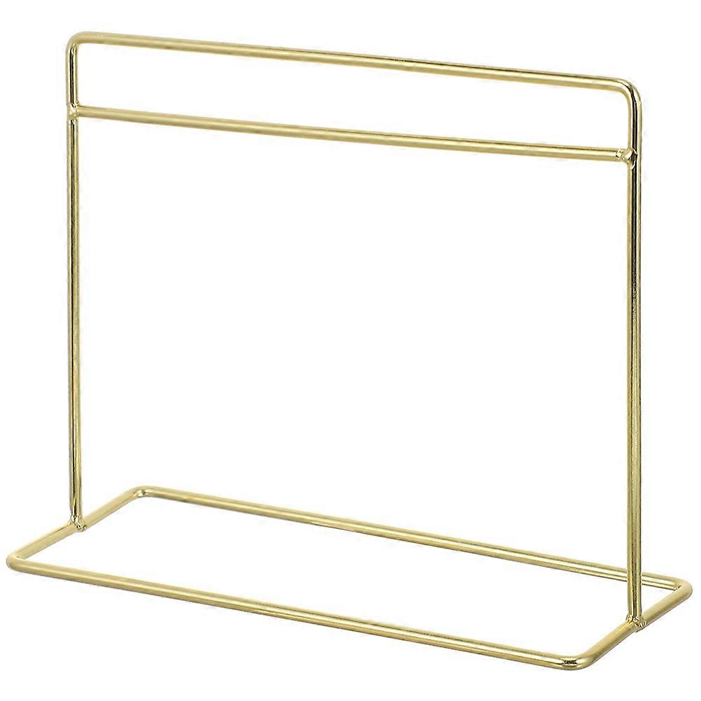 Golden Iron Doll Clothes Hanger Rack for Decoration Simple Design and Durable Quality