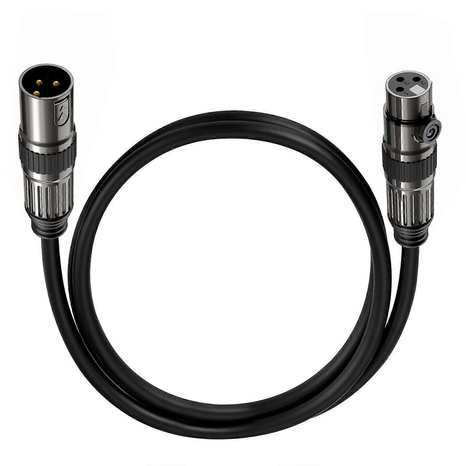 Professional Microphone Cable With 3-Pin XLR Plug To Socket, OFC Adapter Cable, Durable For Mixers