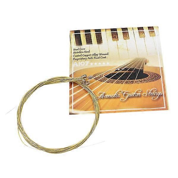 Brass Acoustic Guitar Strings Standard Light 6-String Guitar Replacement Strings