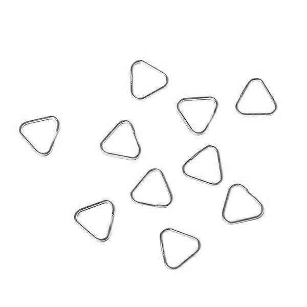 10 Pcs/Set Metal for Triangle Rings Split Digital Camera Strap Hook Replacement Parts Camera Strap for Triangle Rings for