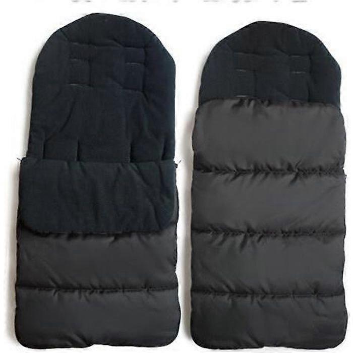 Funda universal para cochecito de bebé con comodidad Negro
