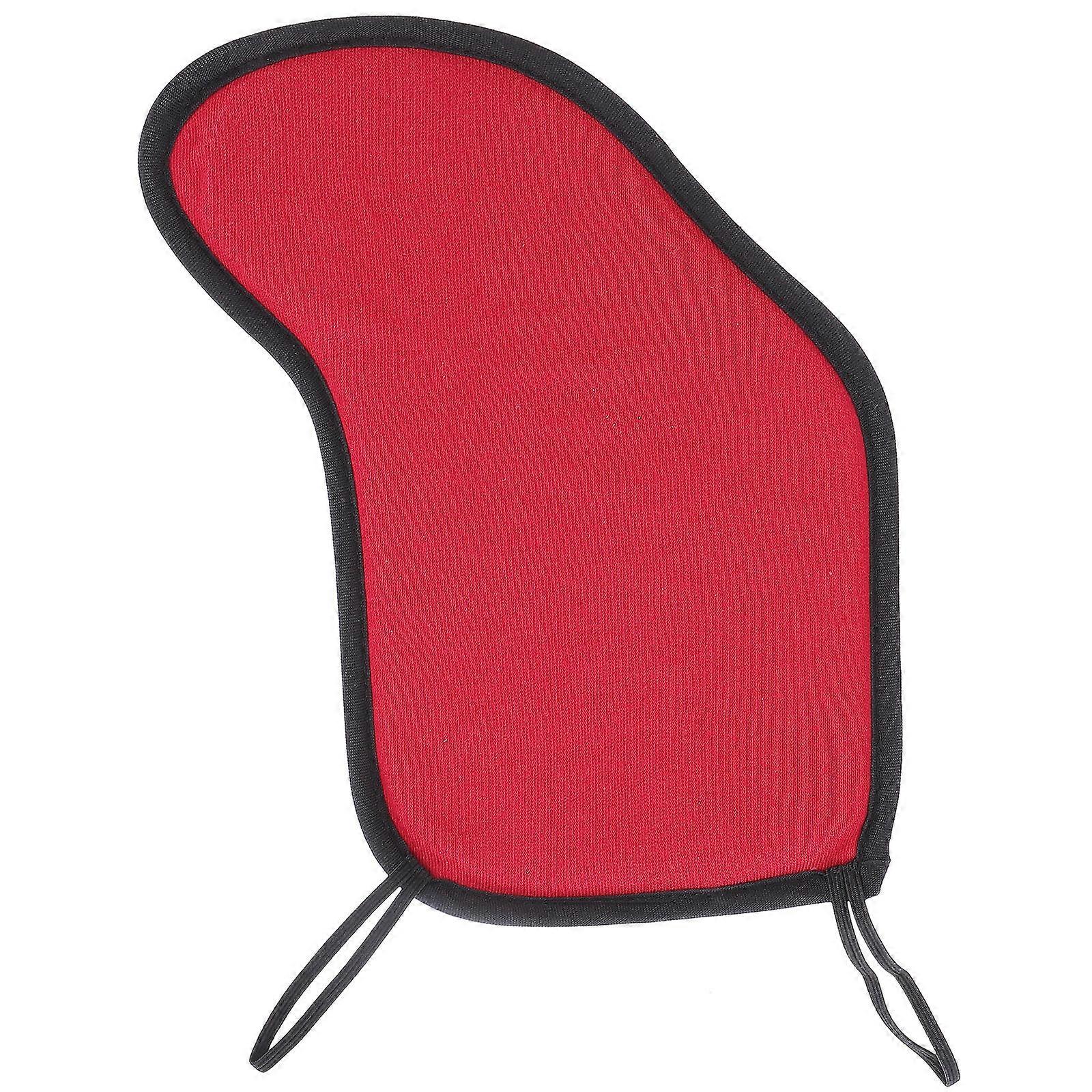 Violin Chin Rest Cover 1 Pc Comfortable Use For Violin Players Red Cotton Material Enhances Stability