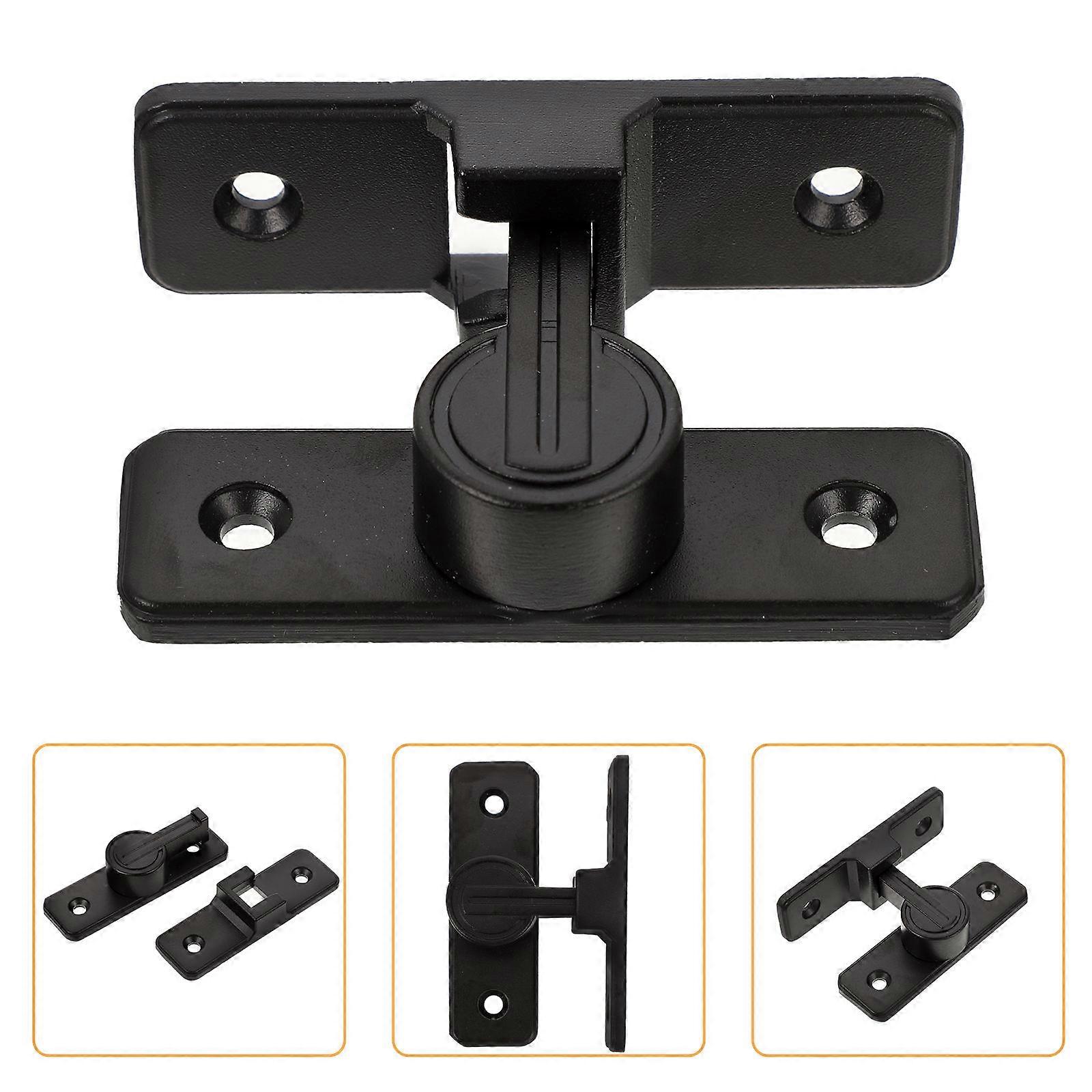 Luminous Pinball Barn Door Lock, 90 Degree Design, Easy Installation, No Drilling Required for Sliding Doors, Windows, Gates, and Sheds