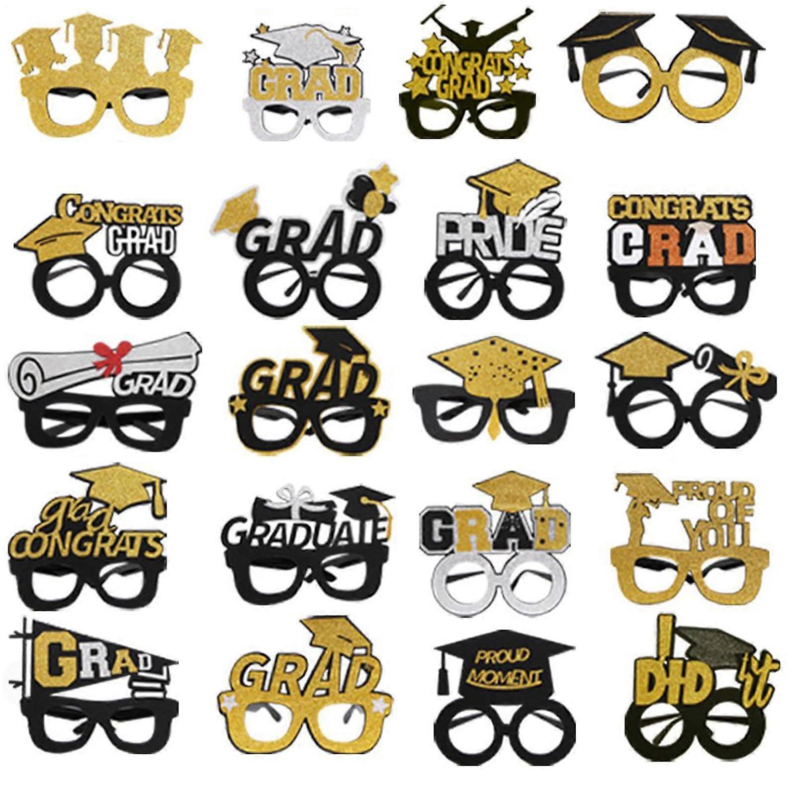 Graduierungsbrille 2025 – Decorative Photo Booth Props for Graduation, Student Photo Shoot Favors, Size and Style Options