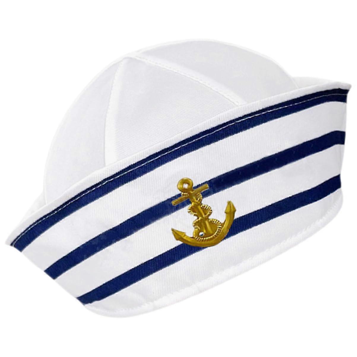 Women's Captain Hat Sailor Cap Polyester for Cosplay Costumes Lightweight and Comfortable to Wear