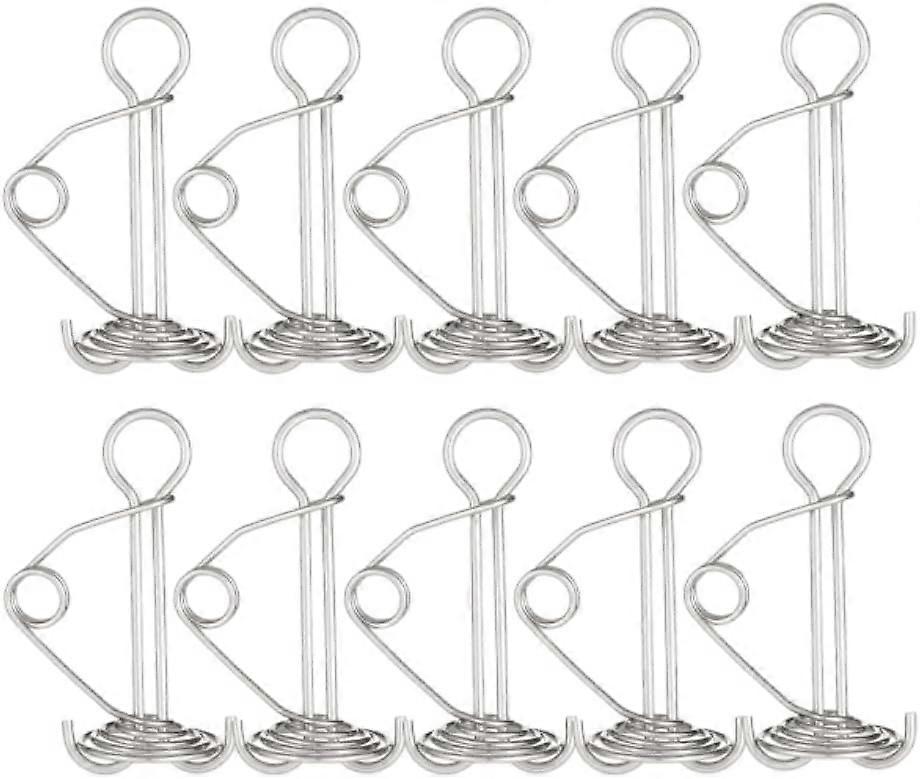 Zeltheringe Camping Heringe 10 Pcs - Durable Spiral Shaped Spring Octopus Tent Stakes in One Color for Secure Ground Anchoring