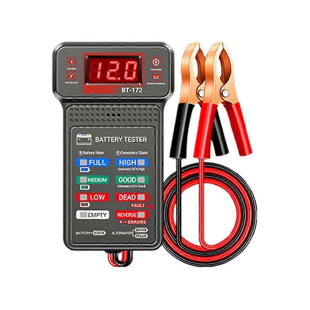 BT-171 Battery Tester Digital LED Display Voltage Internal Resistance CCA AH Capacity Analyzer for Auto Car Truck Vehicle Maintenance