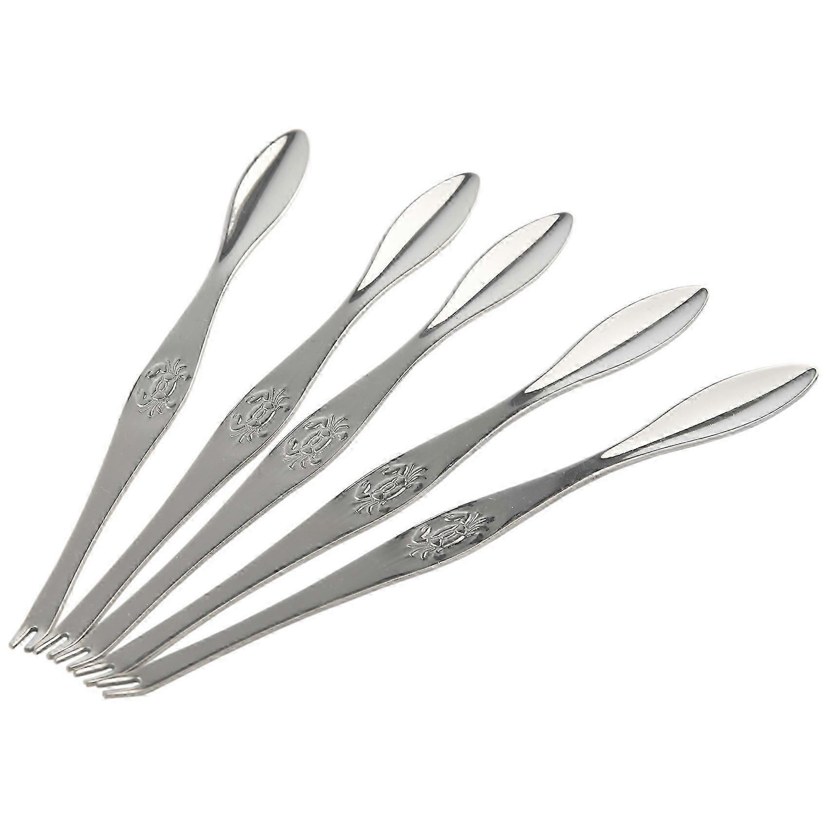 Crab clamp and pick tools for shellfish - 5pcs stainless