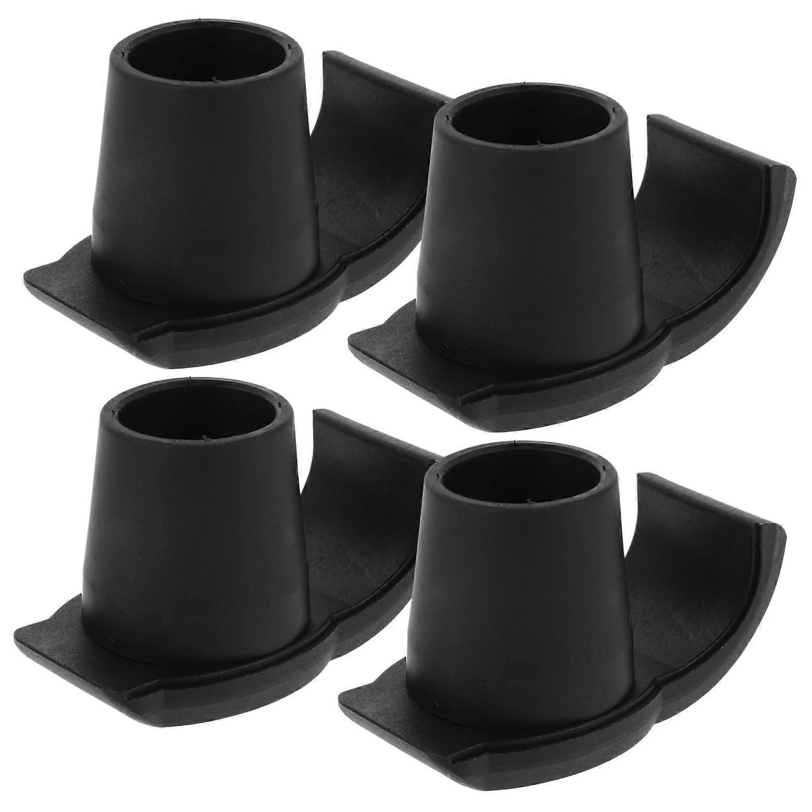 4 Pieces Foldable Walker Foot Pads NonSlip Pads for Seniors Accessories for Walkers Ideal for Elderly and Disabled Users