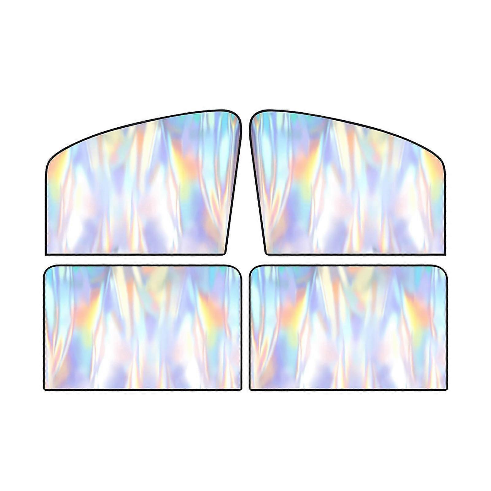 Car Side Window Sunshade for Opel Insignia A 2013-2017, Universal Elasticity Sunshade, UV Protection, 4 Pieces