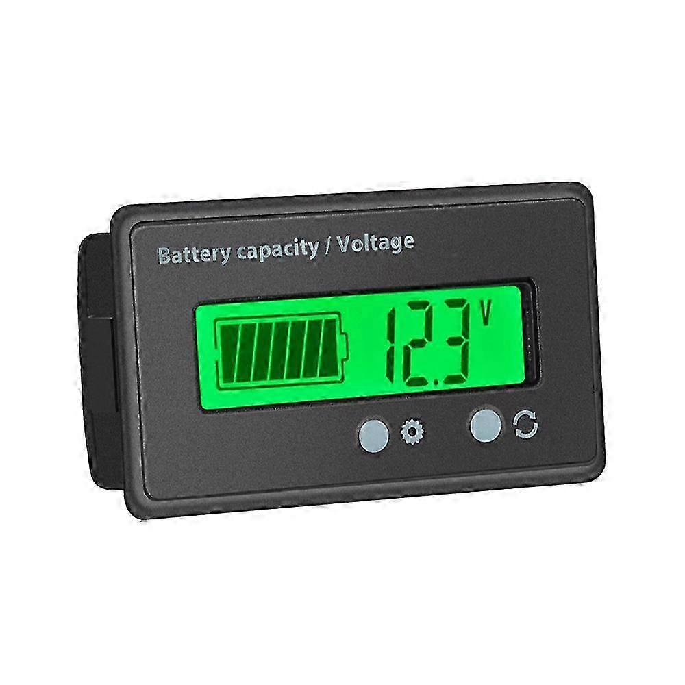 LCD Digital Display Battery Capacity Status Indicator Monitor Meter 12/24/36/4M1