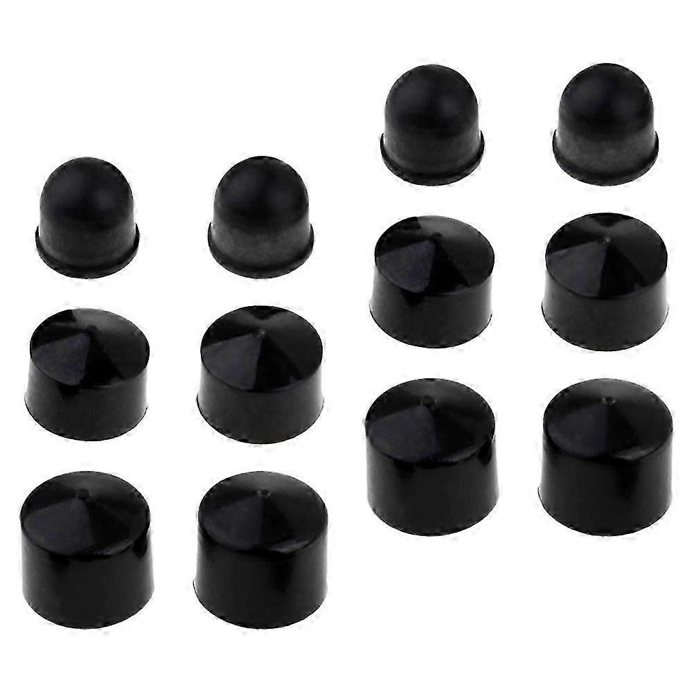 Skateboard Pivot Cups Rebuild Pivot Cups Skateboarding Accessories Shock Absorption Stable Support Black 12mm 12Pcs Edition 0820