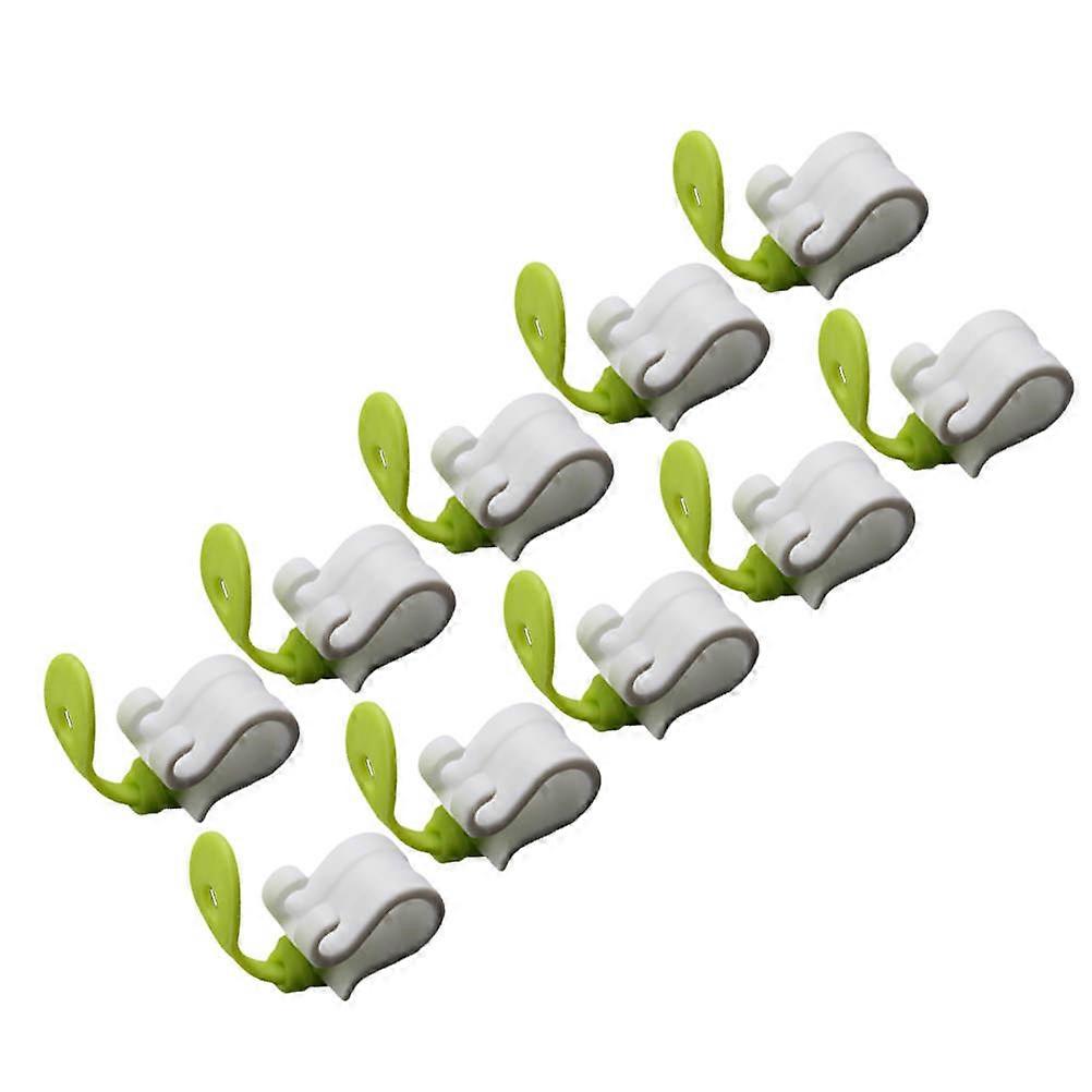 Pastry Bag Sealing Buckle Made of PP Material for Kitchen Baking Use 10 Pieces Assorted Color