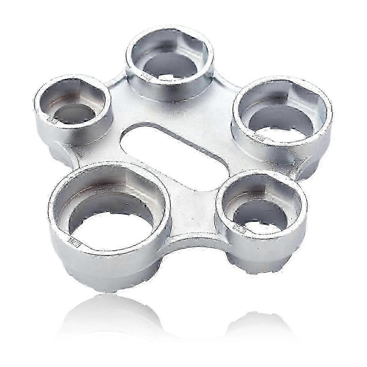 10 in 1 Faucet Aerator Removal Tool Kit with External Thread Wrench, Metal Aerator Key for Sink Tap Maintenance
