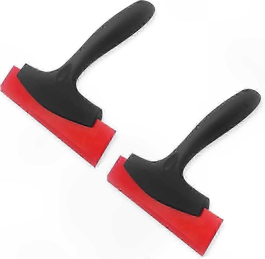 2-Pack Multi-Purpose Shower Scraper for Bathroom Glass and Mirrors