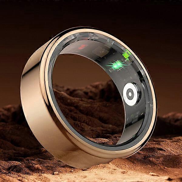 Smart ring fitness and health tracker, made of titanium alloy, with 24/7 health monitoring
