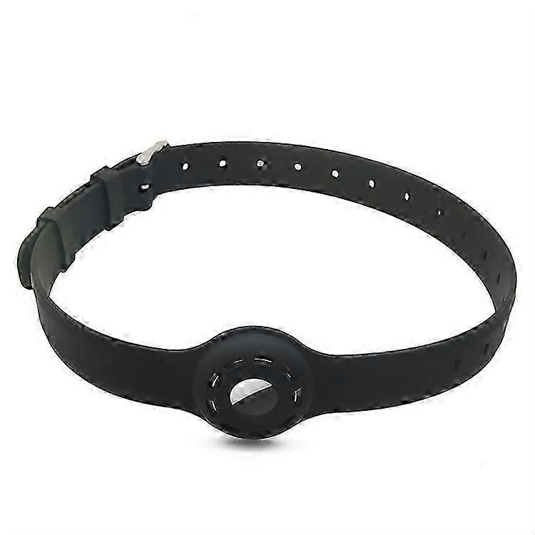 Pet Collar with Hollow Out Design - Anti-Lost Silicone Cover Case Compatible for AirTag Tracker
