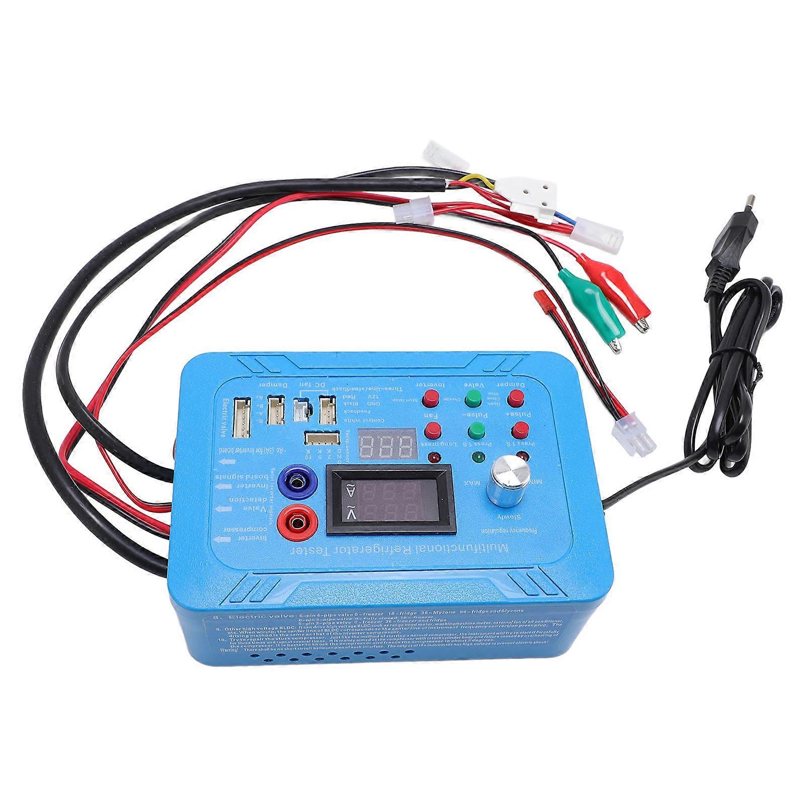 Inverter Refrigerator Tester with Buzzer EU Plug, Frequency & Valve Repair