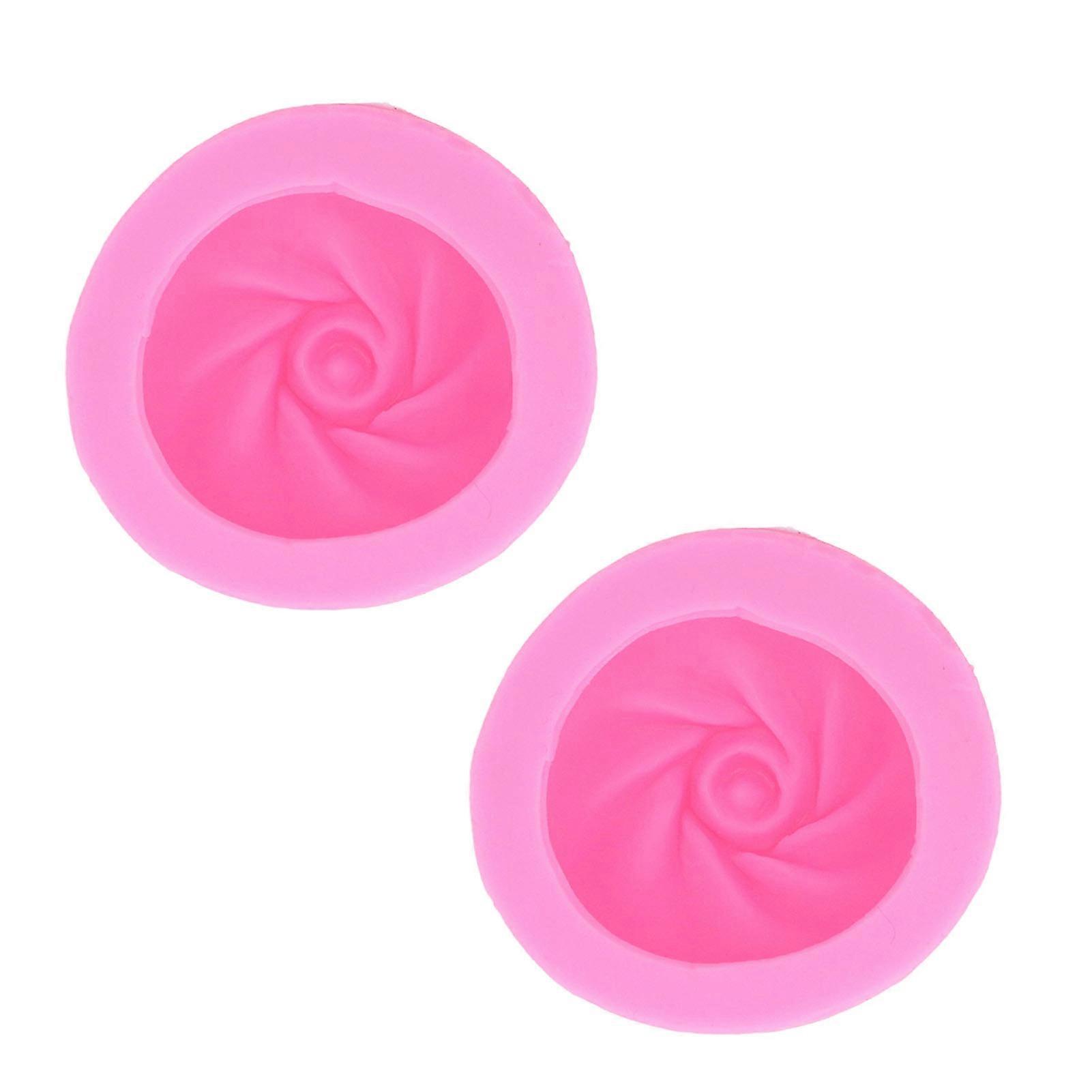 2PCS Silicone Steaming Dumpling Maker Mould for Baozi & Buns