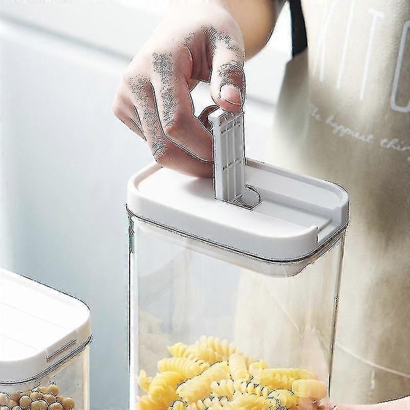 Food Grade Plastic Transparent Storage Box Grain Storage Tank Snap ...