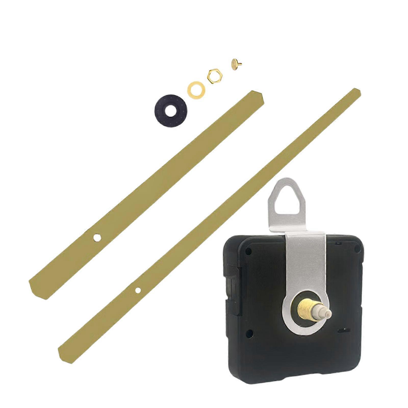 Quiet Clock Movement Kits Battery Operated Quartzs Clock Mechanism with Metal Clock Hands for Wall Clock Repair Parts Multicolor