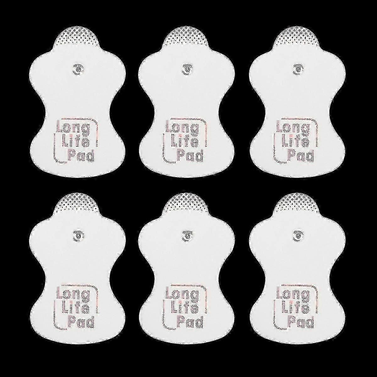 12pcs/6pairs Replacement For Omron Elepuls Long Life Pad