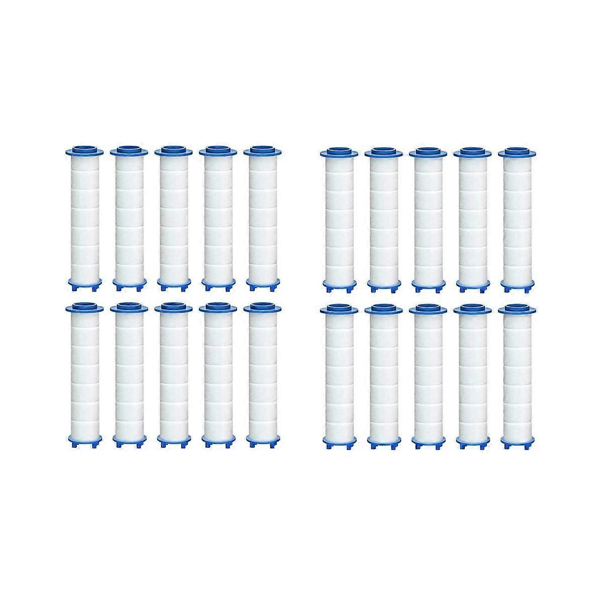20Pcs Replacement Shower Filter for Hard Water - High Output Shower Water Filter To Remove Chlorine