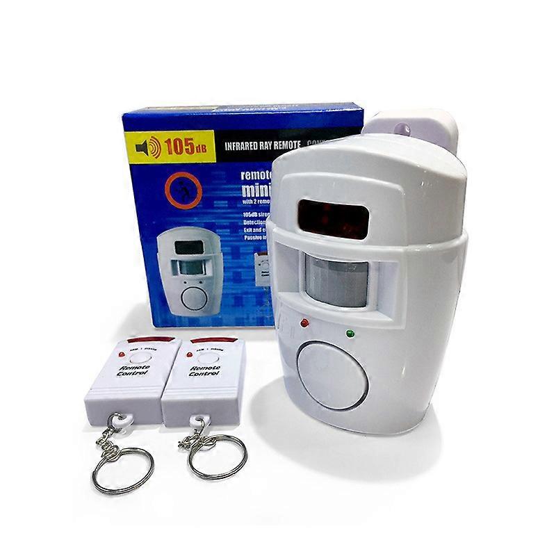 Wireless Siren Alarm Security Infrared IR PIR Sensor Motion Detector 2 Remote Control --Lefou