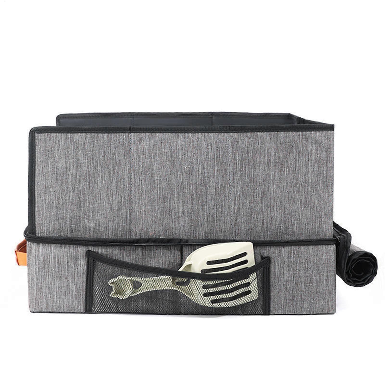 Travel Litter Box for Cats Foldable Kitten Litter Box With Lid Pet Carrier With Zipper Hard Bottom Poop Tray