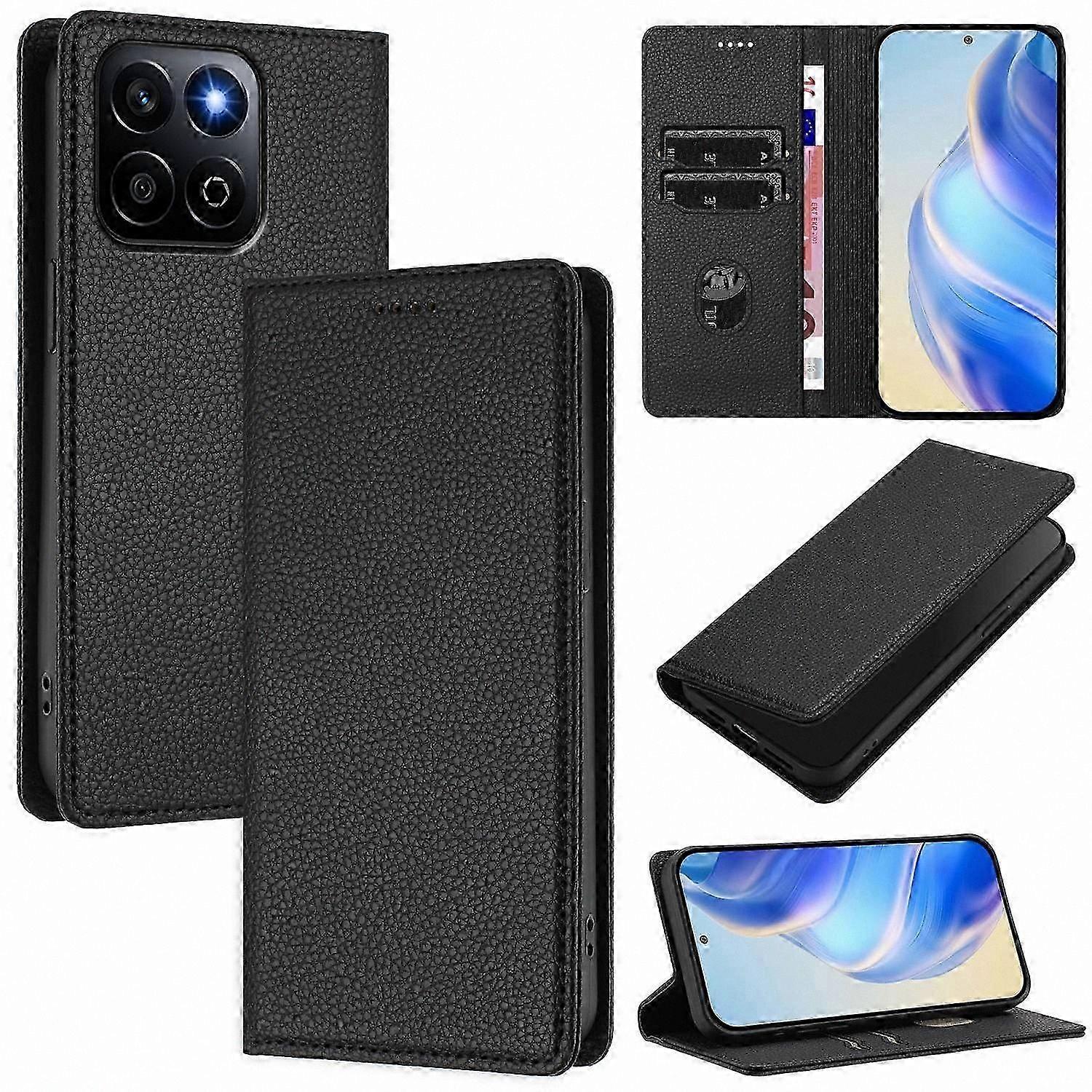 Smart 5G Phone Wallet Case with RFID Blocking for X7c and Play 60 Plus Models