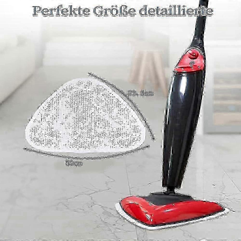 Microfiber Cleaning Pads 6-Pack for Steam Mops Effective Floor Cleaning Solution