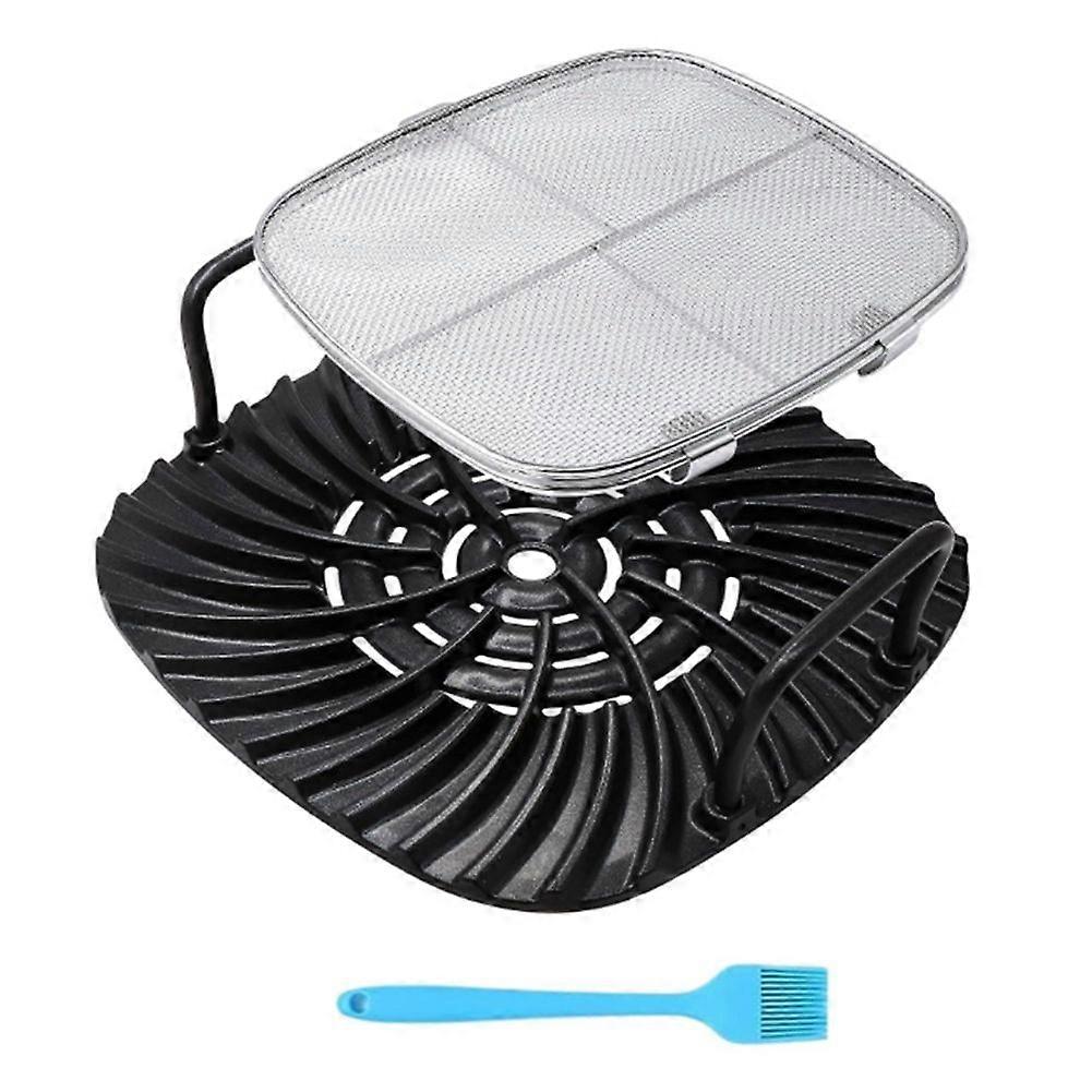 Grillplaterist og sprutskjold i rustfritt stål for matvarer