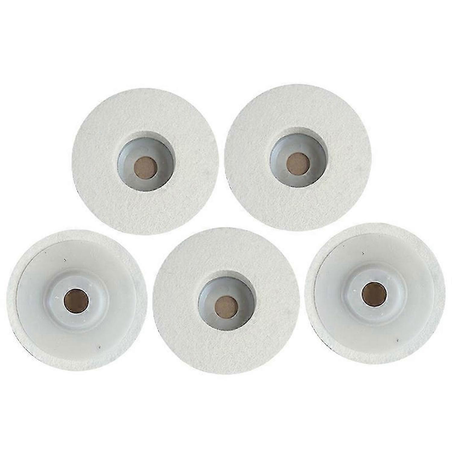 5Pcs Wool Felt Polishing Wheel Disc Kit for 125mm Angle Grinder