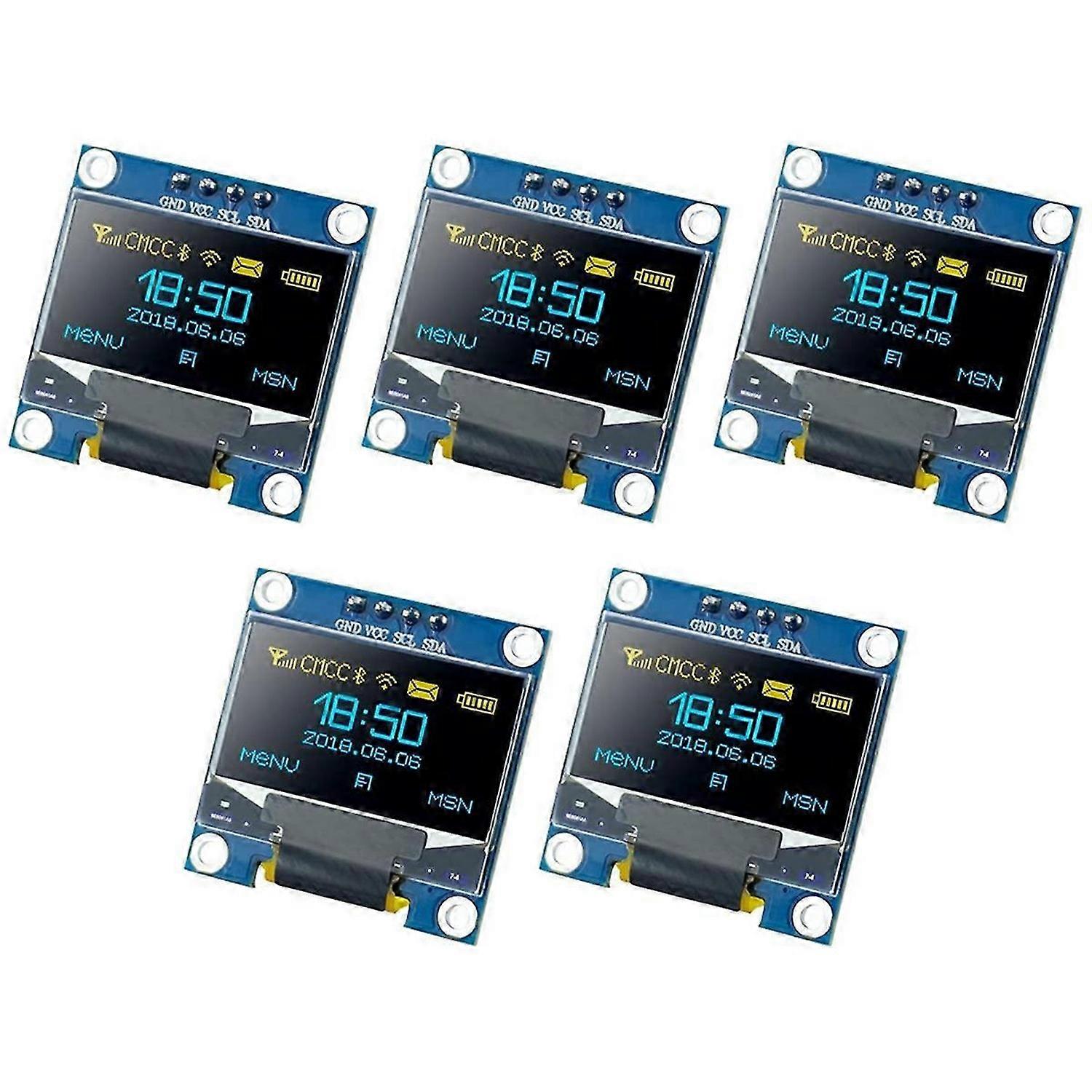 0.96 Inch 5PCS OLED I2C Display Module for Arduino Raspberry PI