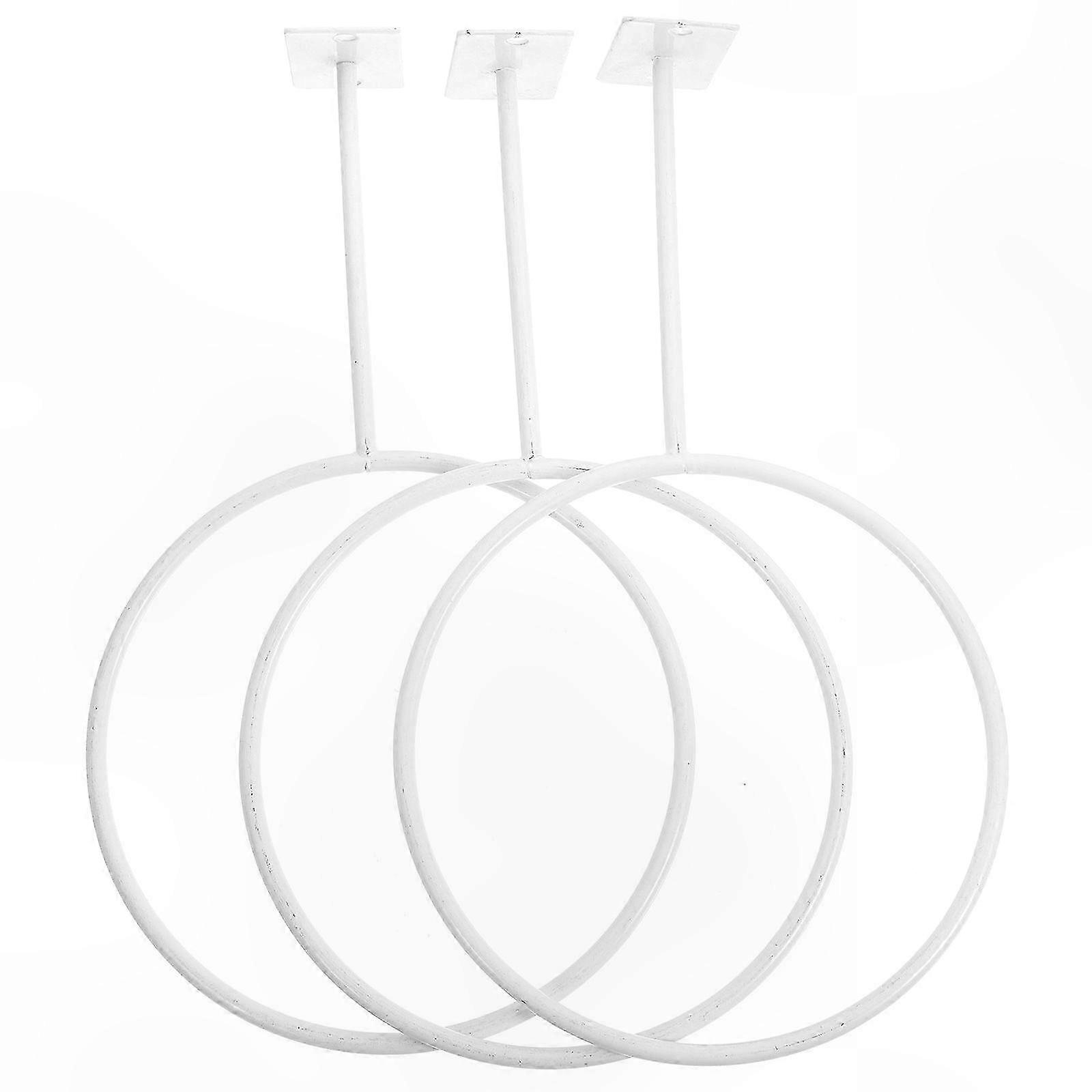 3pcs Basketball Display Racks Wall Ball Stand Storage Racks Wall Mounted Volleyball Holders