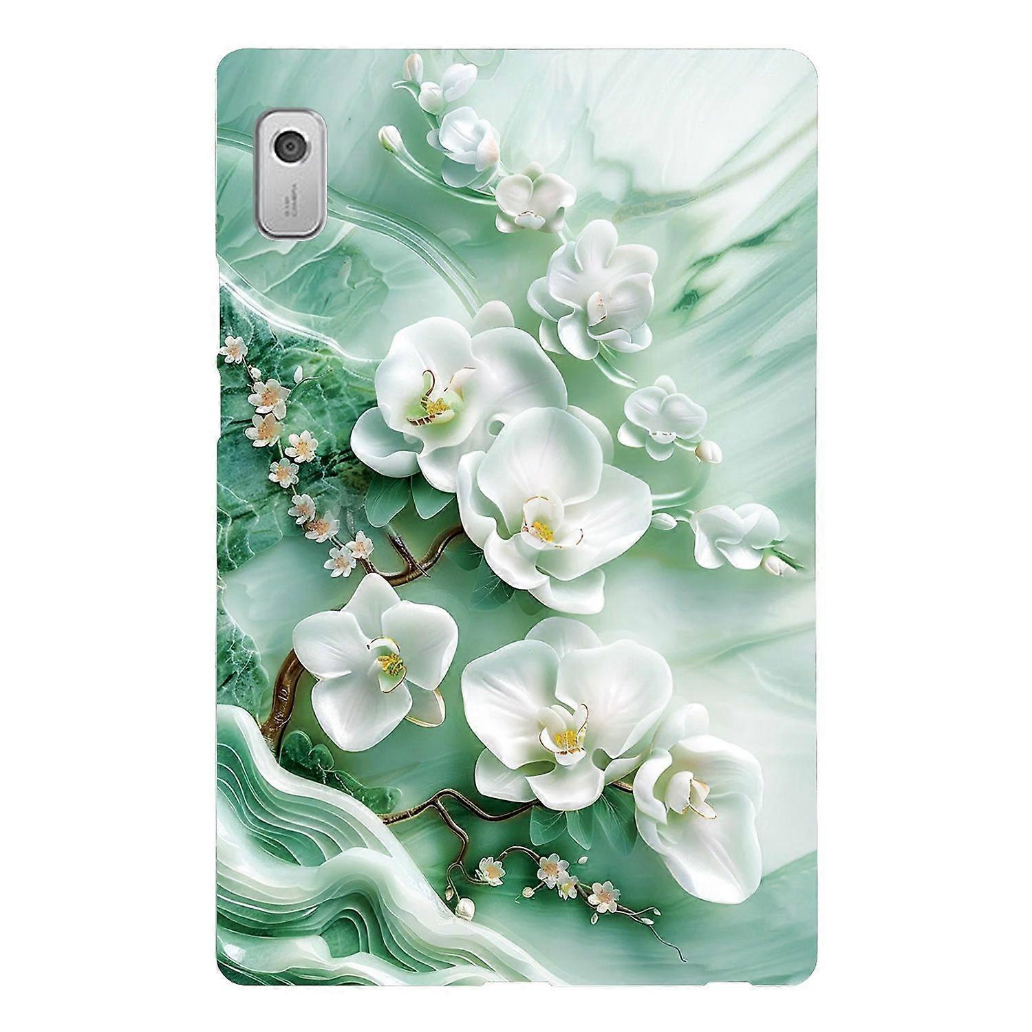 For Lenovo Tab M9 Case Pattern Printing Slim Soft TPU Tablet Cover