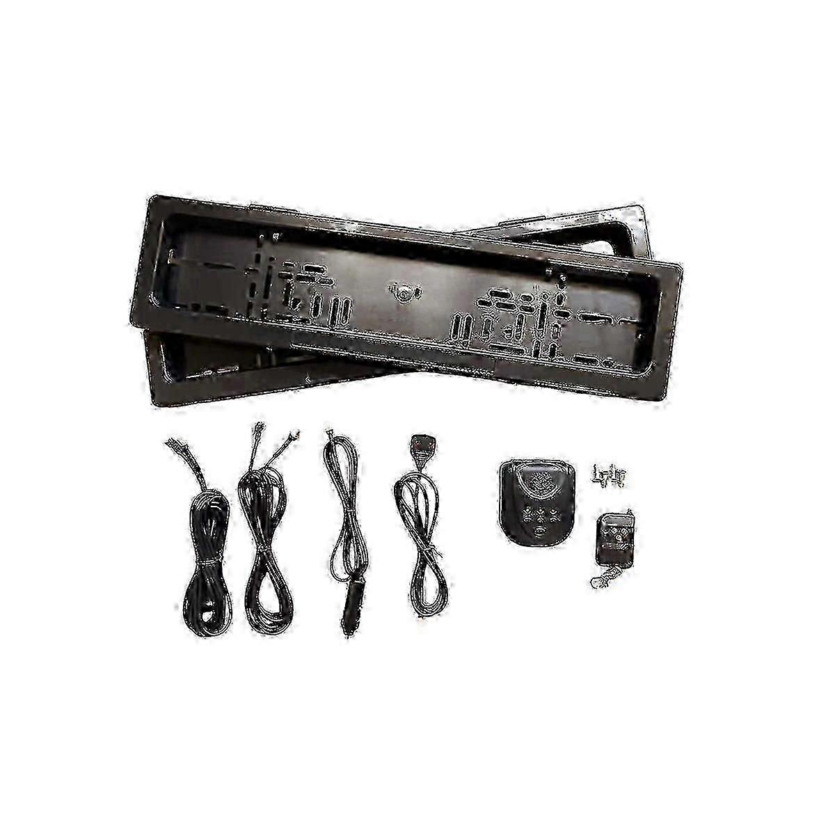 EU Car License Plate Roller Shutter Cover with Remote Hide Function